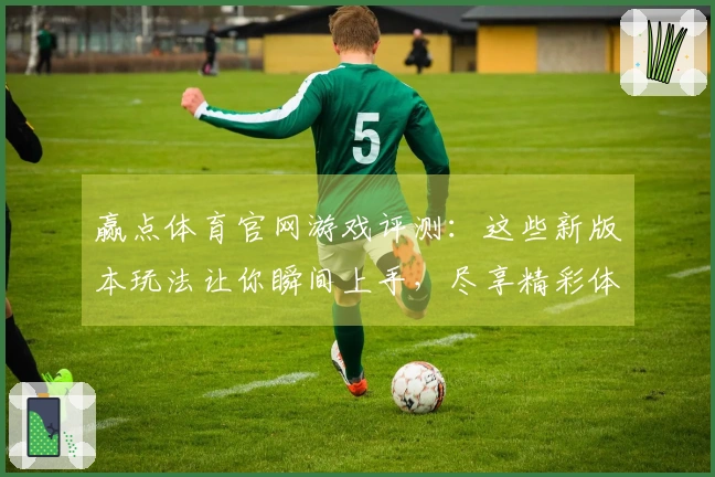 赢点体育官网游戏评测：这些新版本玩法让你瞬间上手，尽享精彩体验！